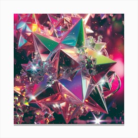 Christmas Starry Night Canvas Print