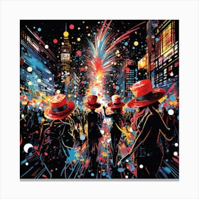 New Year'S Eve 3 Canvas Print