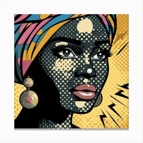 Esinam Pop African Woman  Canvas Print