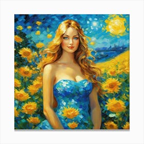 Sunflowersguj Canvas Print