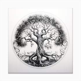 Tree Of Life drawing 1 Canvas Print
