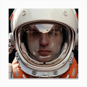 Portrait Of An Astronaut Canvas Print