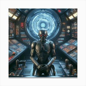 Ant Man In Space Canvas Print