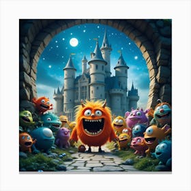 Monsters, Inc 5 Canvas Print