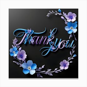 Thank You 1 Canvas Print