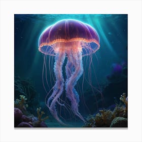 Jellyfish Canvas Print