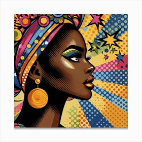 Adanna Pop African Woman  Canvas Print