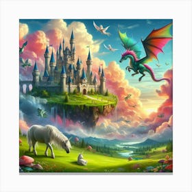 Fairytale Castle 3 Canvas Print