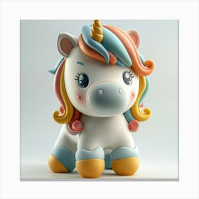 Cute Unicorn 876 Canvas Print