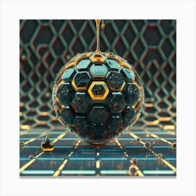 Abstract Sphere 2 Canvas Print