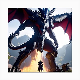 Dragons Of Legend Canvas Print