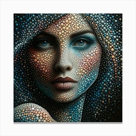 A portrait of woman 7 Canvas Print