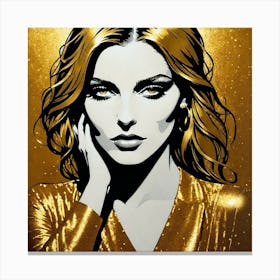 Gold Girl 1 Canvas Print
