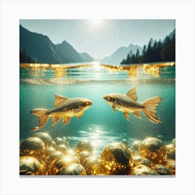 Golden fish 2 Canvas Print