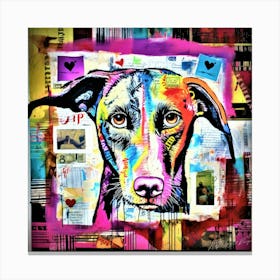 Shake A Paw - Cute Dog Canvas Print