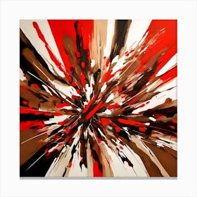 Abstract flower Canvas Print