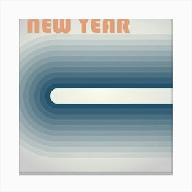 Happy New Year Canvas Print