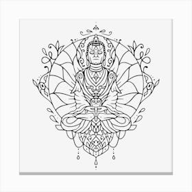 Meditation Mandala 03 Canvas Print