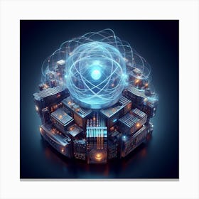 Futuristic Architecture Canvas Print