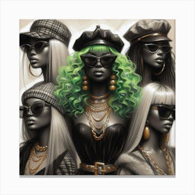 Gangsta Girls 1 Canvas Print