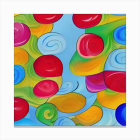 Colorful Swirls Canvas Print