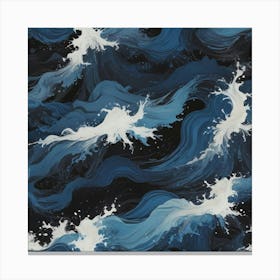 Ocean Waves 1 Canvas Print