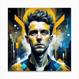 Man In The Yellow Jacket Canvas Print