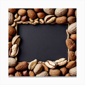 Frame Of Nuts 11 Canvas Print