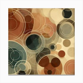 Abstract Circles Canvas Print 2 Canvas Print