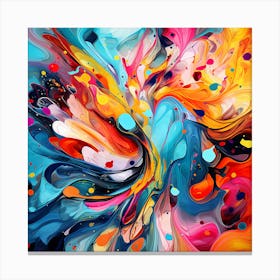 Abstract Painting - Never Stop Dreaming Canvas Print