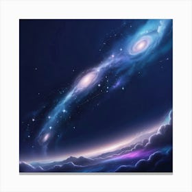 Galaxy Wallpaper Canvas Print