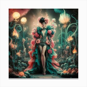 A Stunning Surreal Illustration Of A Fashion Forwa 17nru 43qdubjouvsd0ijw 3ha0msjxqps4qjqqmmnxpw Canvas Print