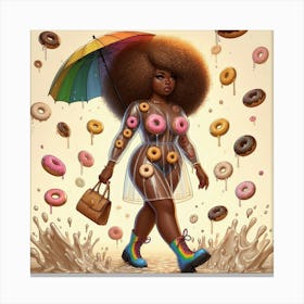 BBW Donut Queen 4 Canvas Print