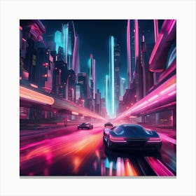 Futuristic City 4 Canvas Print