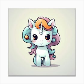 Cute Unicorn 55 Canvas Print