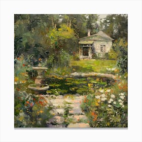 Cottage Dream Garden 5 Canvas Print