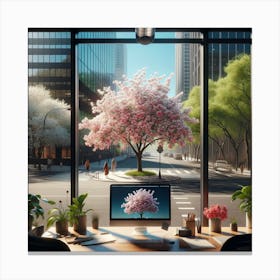 Cherry Blossoms Canvas Print