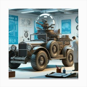 Spy Car 7 Canvas Print