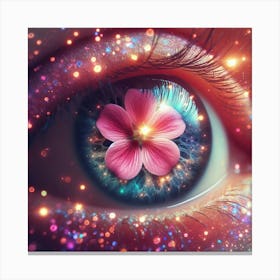 Flower Eye 3 Canvas Print