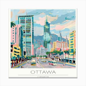 Ottawa Cityscape Canvas Print