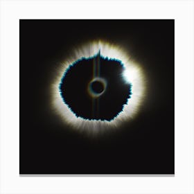 Nasa Solar Eclipse Canvas Print