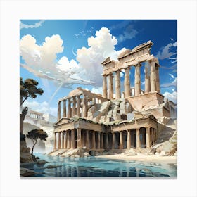 Parthenon 1 Canvas Print