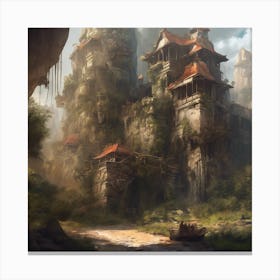 Fantasy Castle 22 Canvas Print