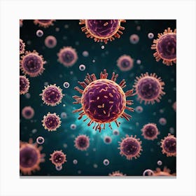 Human Cell 4 Canvas Print