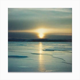 Sunlit over water Canvas Print