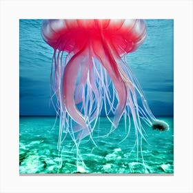 Flying Jelly 8 Canvas Print