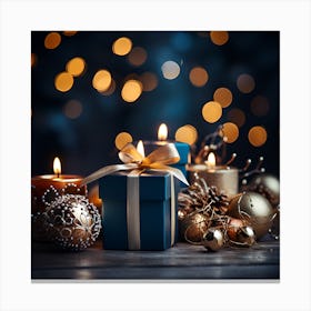 Elegant Christmas Gift Boxes Series016 Canvas Print