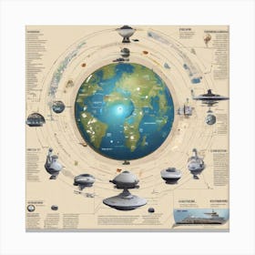 World Of Space Canvas Print