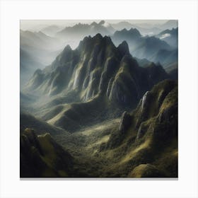 Mountain Landscape 3 Canvas Print