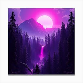 Purple Forest 1 Canvas Print